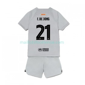 Maillot/Tenue FC Barcelone Frenkie de Jong 21 Enfant Troisieme 2022/2023